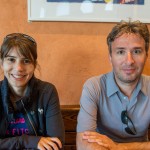 Pause goûter à « La Boulange » où Matthieu a pu boire un chocolat chaud dans un grand bol.