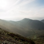 Vue sur le haut du golden gate bridge depuis le point de ravitaillement.